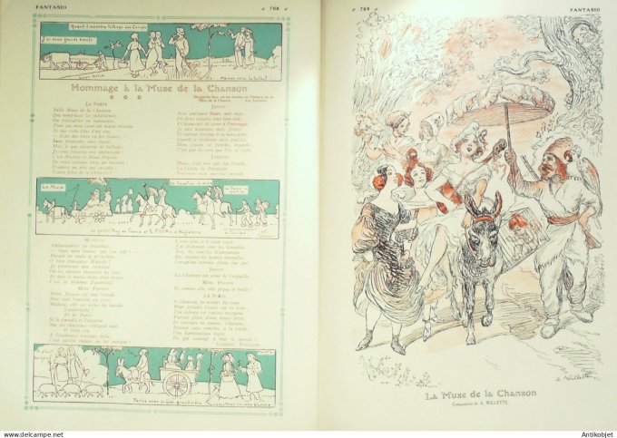 Fantasio 188 1914 Fouquieres Vallee Caillaux Fokina Willette Lenoir