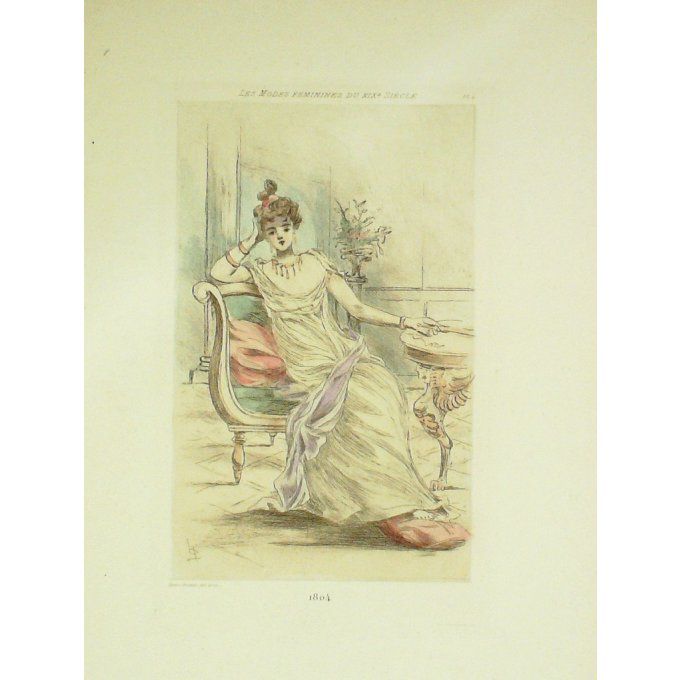 Mode Féminine époque 1804 (H.Boutet)