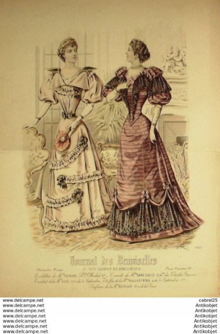 Journal de Demoiselles 1891 # 4865 (Maison Thirion)