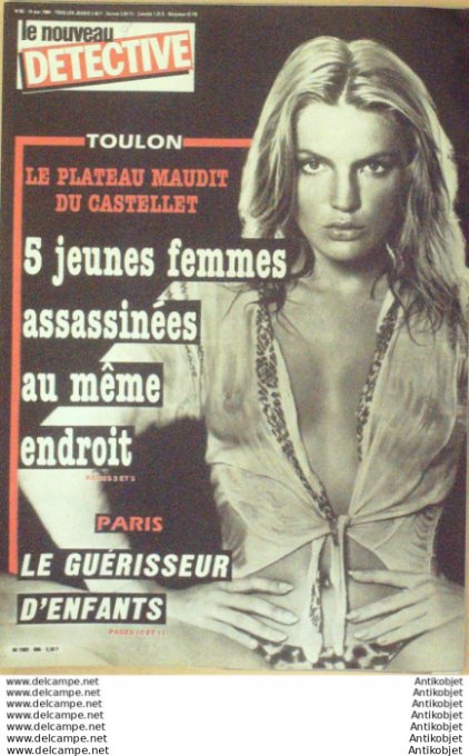 Détective 1984 #  86 Avelines Marlon Brando Evreux Draguignan St-Nazaire Amiens Grenoble