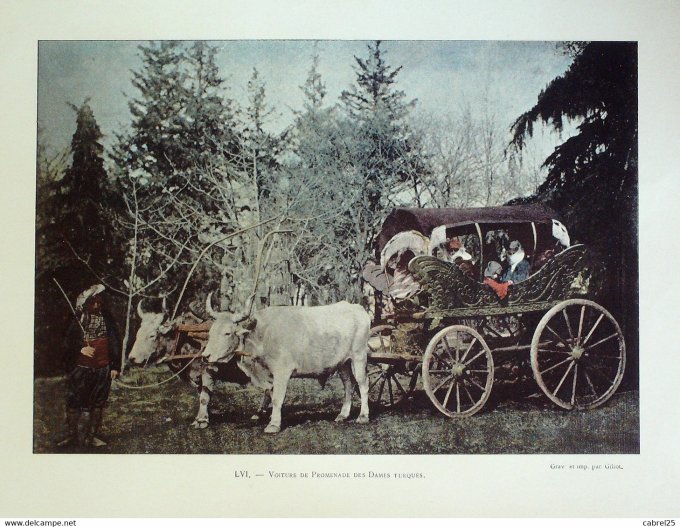 Turquie Voiture de promenade des Dames Turques