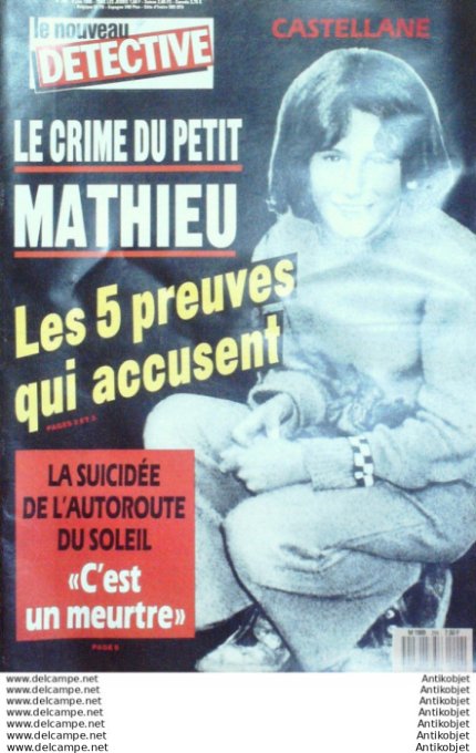 Détective 1988 # 299 Chartres Toulon Creil Castellane Grenoble Ajaccio Aulnay Creil