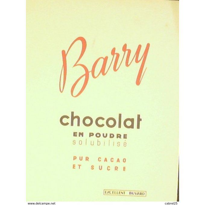 Buvard BARRY Chocolat