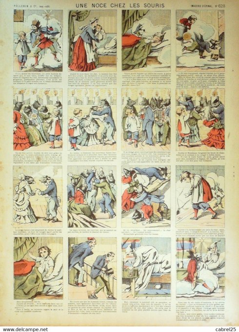 Une Noce Chez Les Souris ( Pellerin d'epinal)