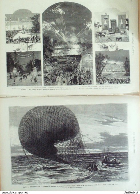 Le Monde illustré 1881 n°1252 Russie St-Pétersbourg Famille Impériale, Alexandre II Egypte Caire