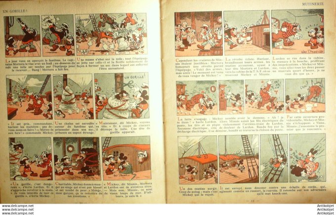 Walt Disney Mickey et le Tresor Hachette #  7 Eo 1934