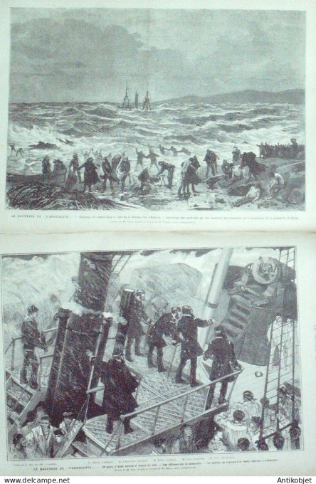 Le Monde illustré 1879 n°1148 Hongrie Szegedin Theiss Alfodbahn Giens (83) îles d'Hyères