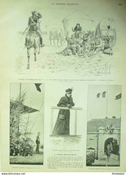 Le Monde illustré 1901 n°2322 Betheny Reims (51) Fresnes (94) Souverains Russes Compiègne (60)