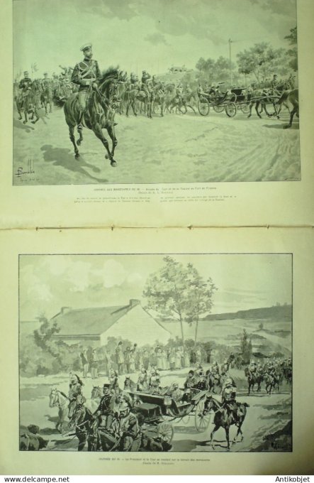 Le Monde illustré 1901 n°2322 Betheny Reims (51) Fresnes (94) Souverains Russes Compiègne (60)