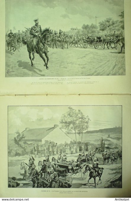 Le Monde illustré 1901 n°2322 Betheny Reims (51) Fresnes (94) Souverains Russes Compiègne (60)