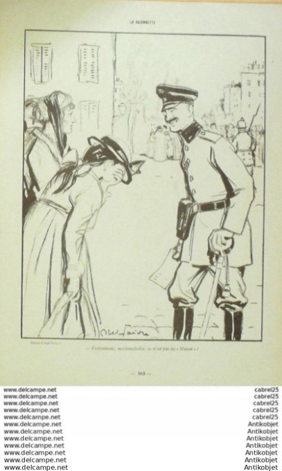 La Baionnette 1916 # 062 (Bourreaux De La Ville) Marseillaise Ibels Willette Leandre Iribe