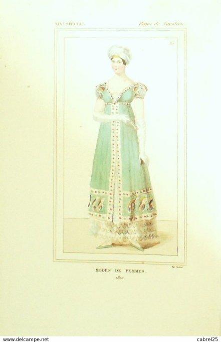 Mode Femme 1810 sous NAPOLEON