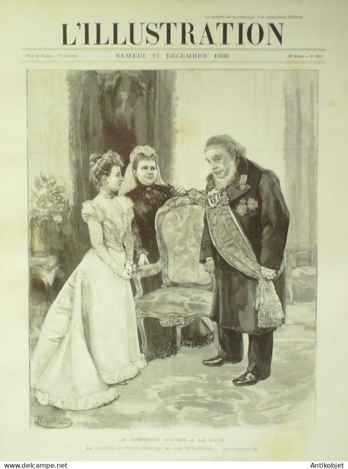 L'illustration 1900 n°3016 Pays-Bas La Haye Chine Pékin Italie Rome Inondations Tunisie Mariage Prin