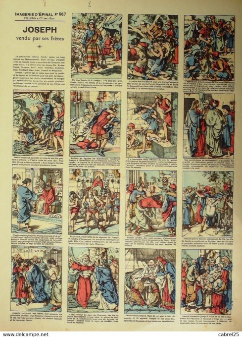 Joseph Vendu Par Ses Freres (Pellerin d'epinal)