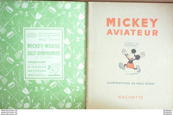 Walt Disney Mickey Aviateur Hachette #  8 Eo 1934