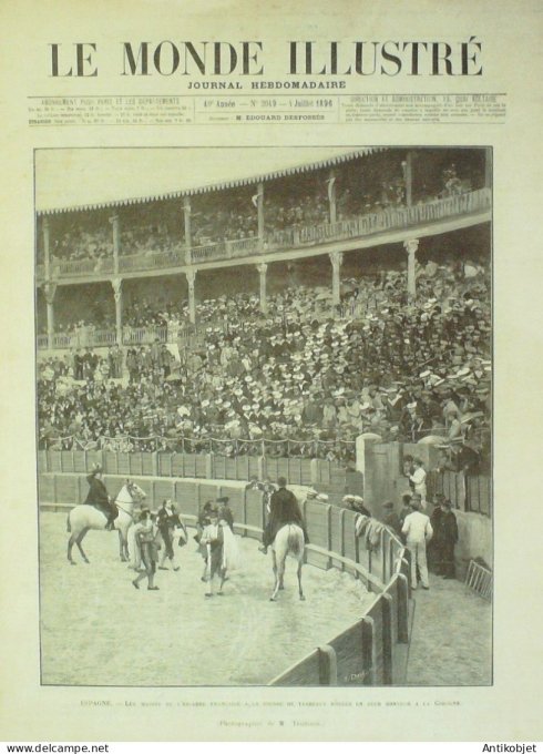 Le Monde illustré 1896 n°2049 Nancy (54) Beauvais (60) Jeanne Hachette Soudan Souakim