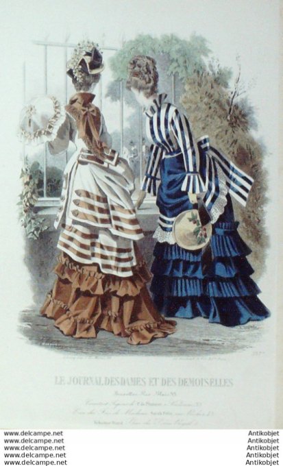Journal des Dames Demoiselles 1873 # 1157 (Maison Plument)