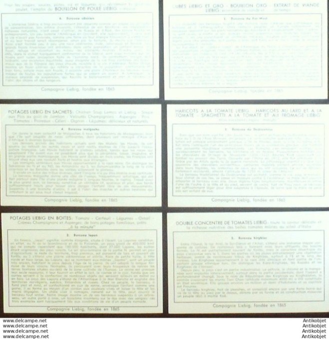 Chromo Liebig Sang 1665 Berceaux exotiques (1957)