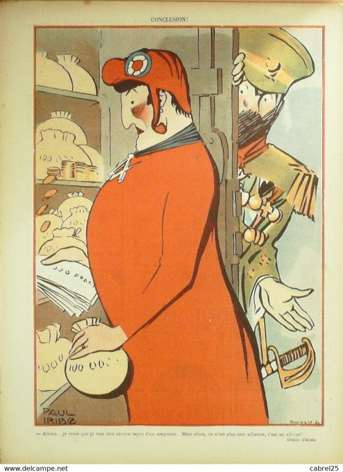 Le Rire 1905 n°124 Barcet Gottlob Iribe Jeanniot Gosé Burret Poulbot Guillaume