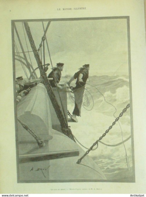 Le Monde illustré 1896 n°2049 Nancy (54) Beauvais (60) Jeanne Hachette Soudan Souakim