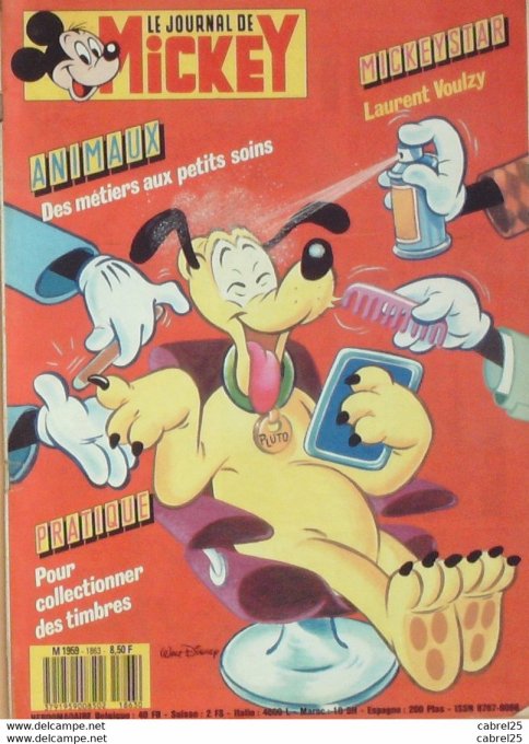 Journal de Mickey n°1863 VOULZY Laurent (15-3-1988)