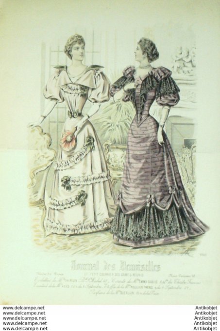 Journal de Demoiselles 1891 # 4865 (Maison Gradoz)