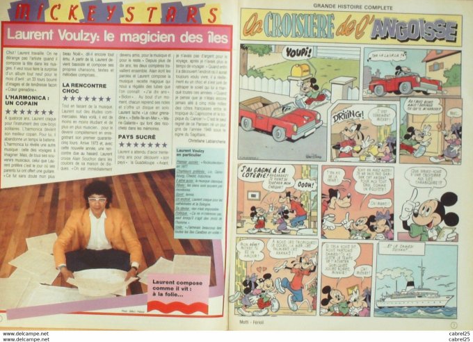 Journal de Mickey n°1863 VOULZY Laurent (15-3-1988)