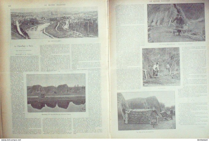 Le Monde illustré 1899 n°2191 Polynésie Samoa roi Malietoa Venise Etats-Unis Sliding-Rock New-York