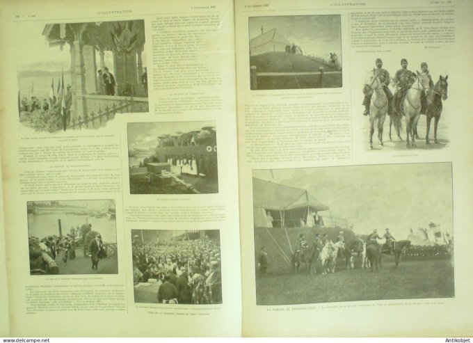 L'illustration 1897 n°2845 Russie Péterhof St-Pétersbourg Krasnoié-Sélo