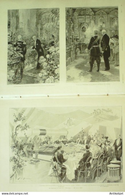 L'illustration 1897 n°2845 Russie Péterhof St-Pétersbourg Krasnoié-Sélo