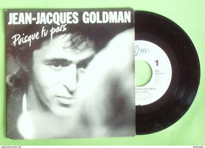 Goldman Jean-Jacques 45T SP Puisque tu pars 2 1987