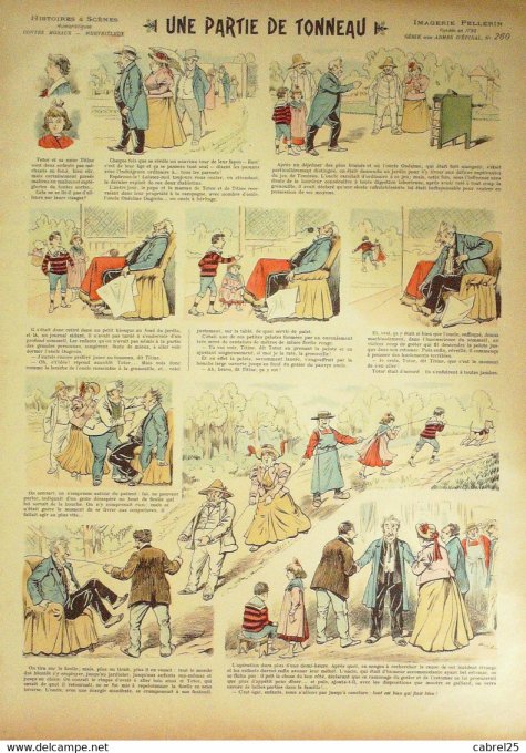 Une Partie  de Tonneau  (Pellerin d'epinal) Henriot