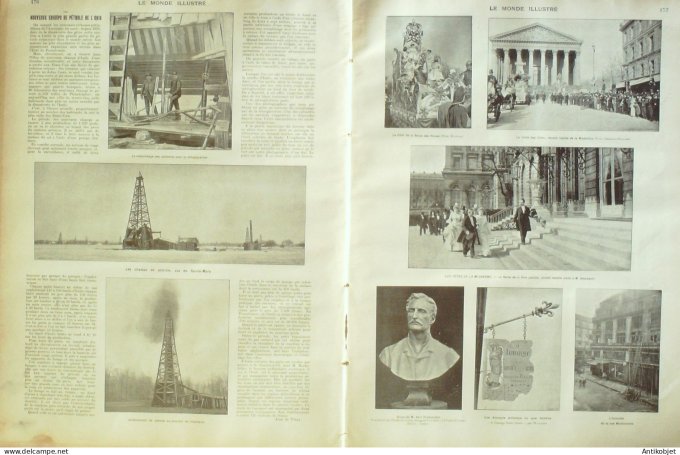 Le Monde illustré 1902 n°2346 Chine Tonkin Hanoï  Etats-Unis East-Louis Cécil Rhodes