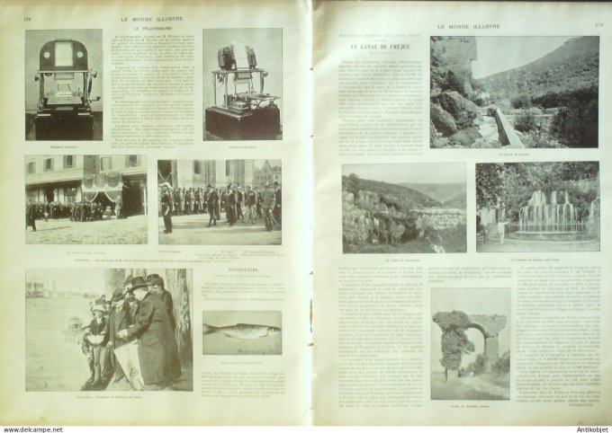 Le Monde illustré 1902 n°2346 Chine Tonkin Hanoï  Etats-Unis East-Louis Cécil Rhodes
