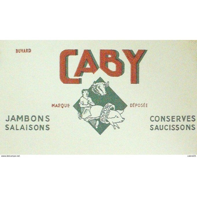 Buvard CABY Charcuterie