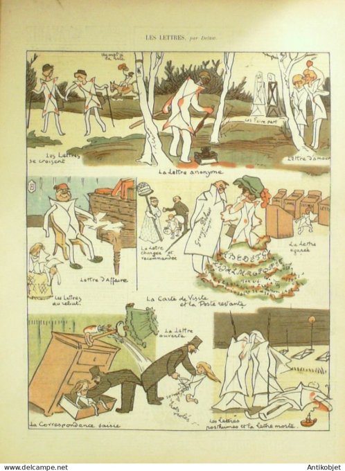 Le Rire 1907-03-30 # 217 Journal humoristique Ed.Originale Fleur de lit