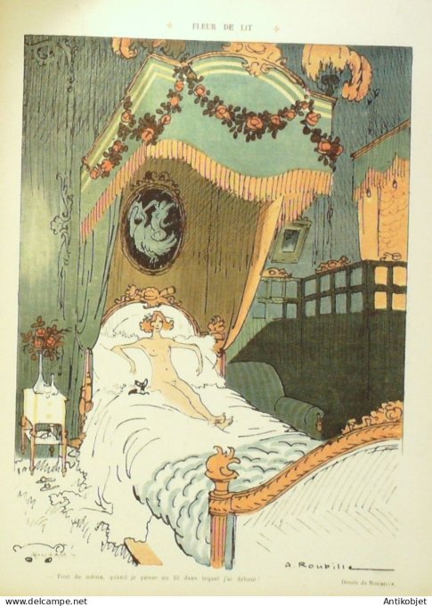 Le Rire 1907-03-30 # 217 Journal humoristique Ed.Originale Fleur de lit