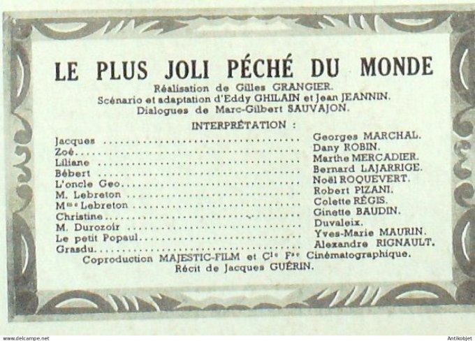Mon Film 276 51-12- 5 Le joli peche du monde Robin Dany Georges Marchal