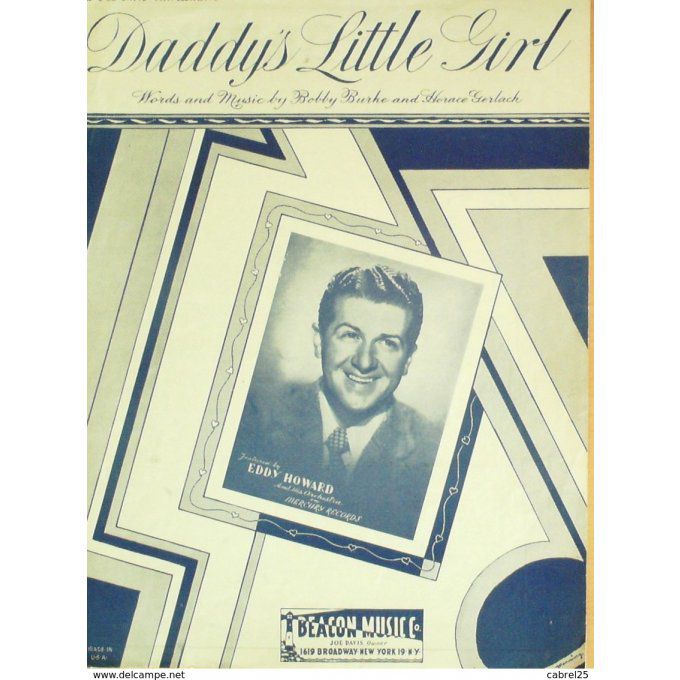 HOWARD EDDY-DADDY'S LITTLE GIRL-1949