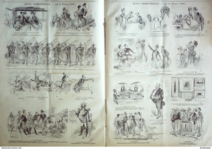 Le Journal Amusant 1870 #  759 Revue trimestrielle par Robida