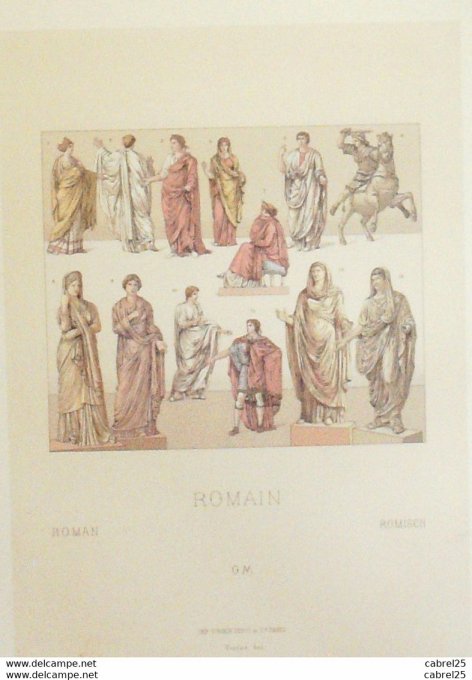 Italie Cavalier TOGATUS NERON TOGE PALLIUM PALLA SAGUM STOLA