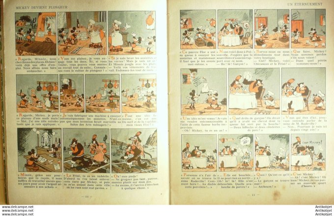 Walt Disney Mickey Chercheur d'Or Hachette #  2 Eo 1931