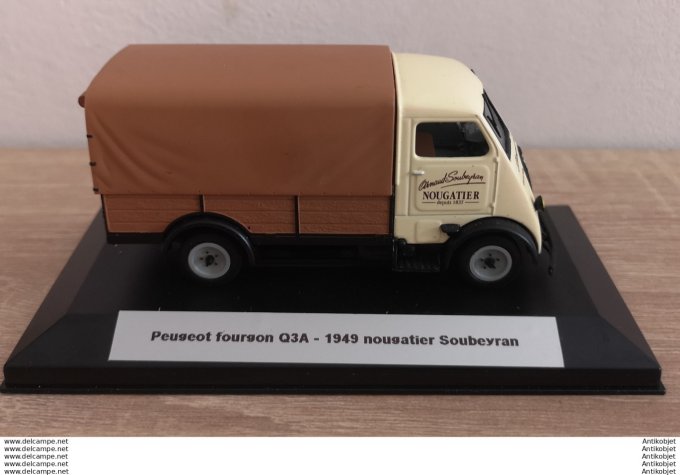 Peugeot fourgon Q3A 1949 Nougatier Soubeyran 1:43