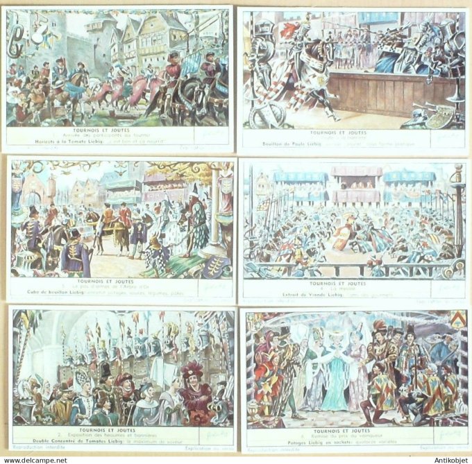 Chromo Liebig Sang 1682 Tournois & Joutes (1957)