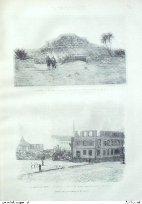 Le Monde illustré 1891 n°1812 Caire Chyites Persane Thiers (63) Allemagne Aix-la-Chapelle