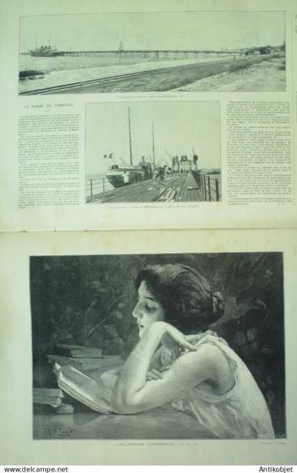 L'illustration 1902 n°3084 Egypte Assouan île de Philoe Madagascar Tamatave Le Wharf Colombie