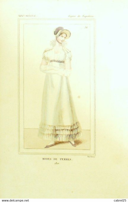 Mode Femme 1810 sous NAPOLEON