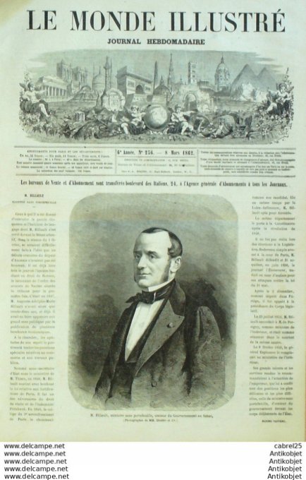 Le Monde illustré 1862 n°256 Espagne Ossuna Mexique Tejeria Canada Montréal