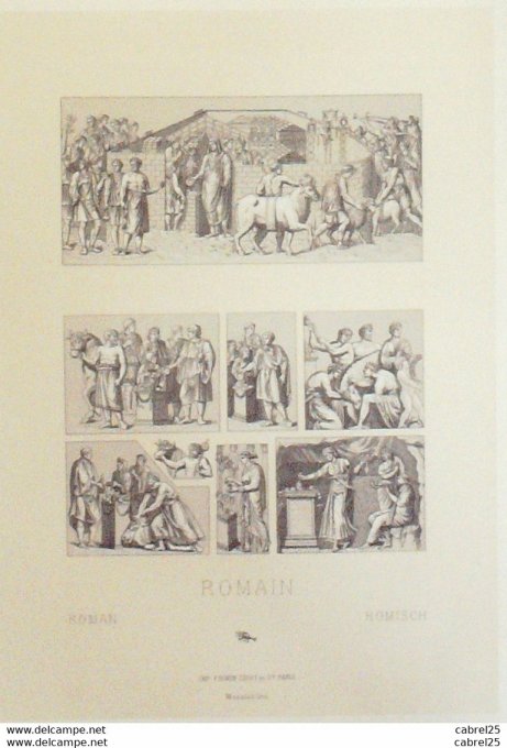 Italie cérémonie TRAJANE CYBELE BACCHUS MALLEUS POPA