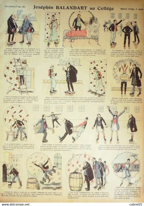 Josephin Balandart Au College (Pellerin d'epinal)